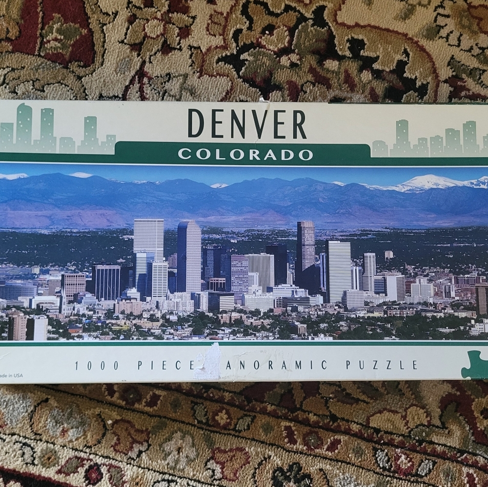 Denver Colorado 1000 Piece Panoramic Puzzle By Blakeway